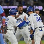 Dodgers knock out Phillies on walk-off error in MLB playoff thriller