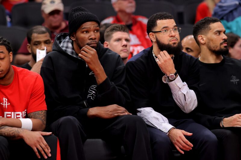 Kevin Durant’s first season in Houston ends on the bench as Rockets fall short again